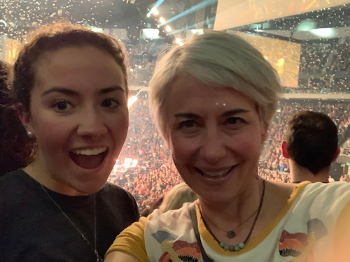 Daughter and mom selfie